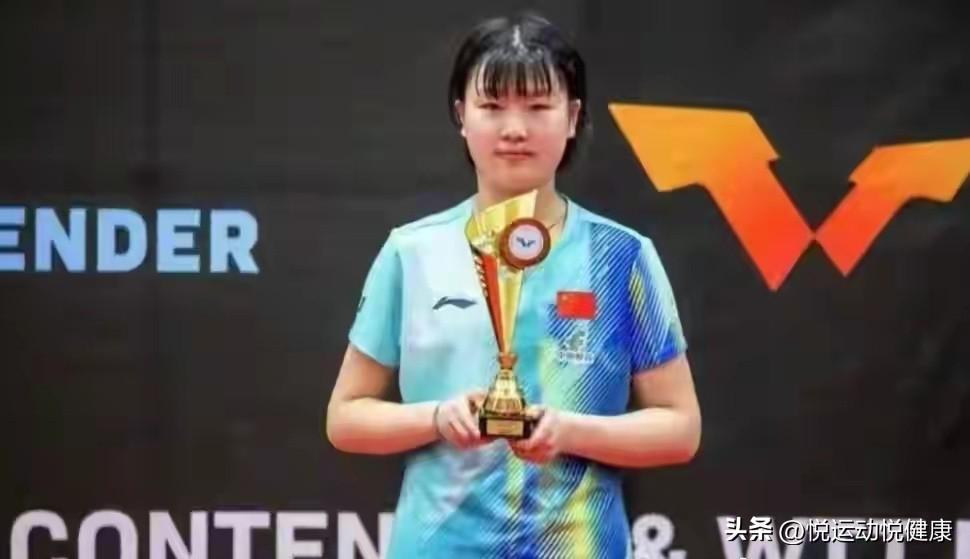 未来和张本美和抗衡的国乒小将终于出现了！身形酷似蒯曼，同样是左手猛将，她就是15