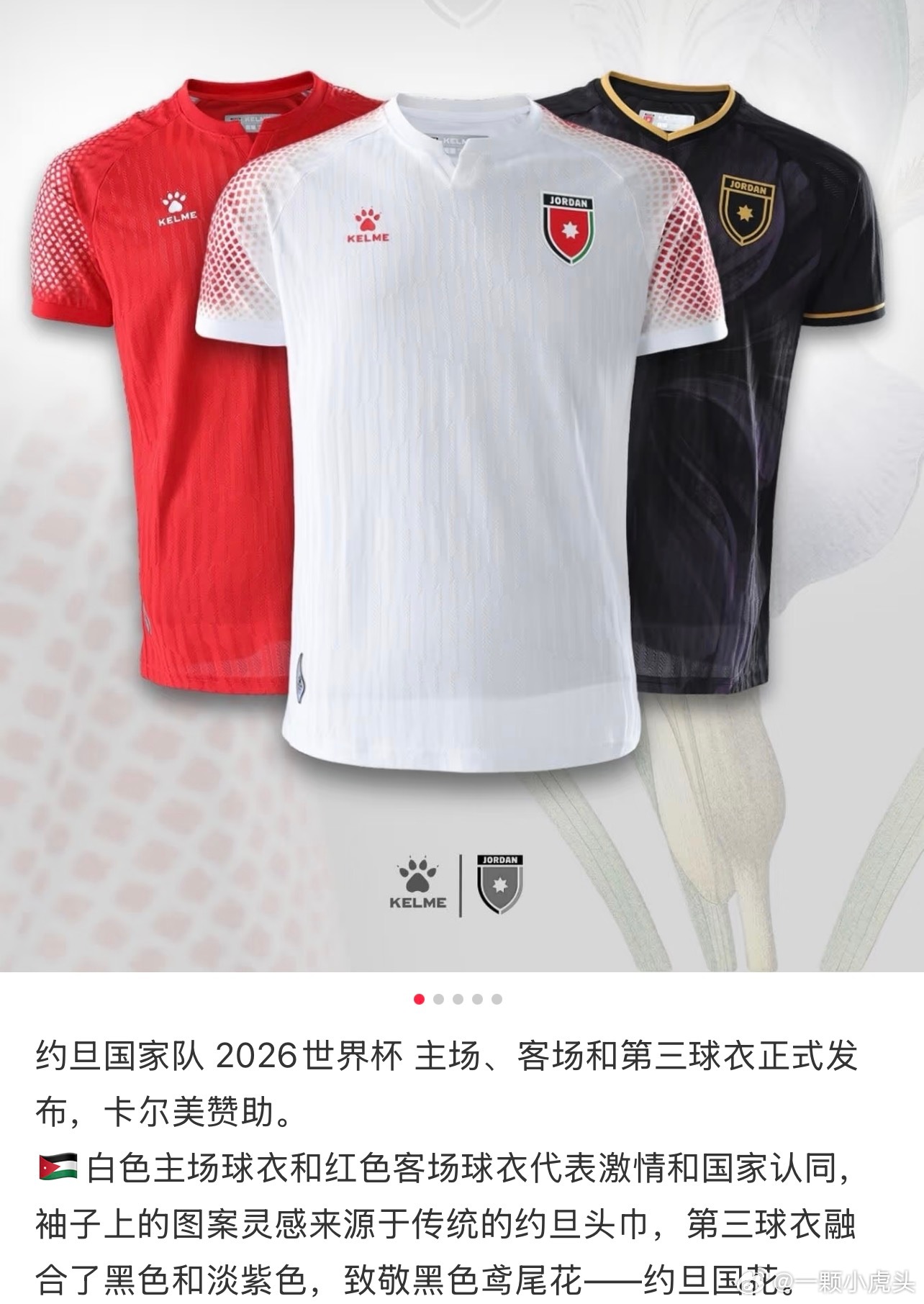 约旦队球衣来自福建泉州世界杯32强名单出炉！约旦国家队的比赛球衣，是实打实的泉州