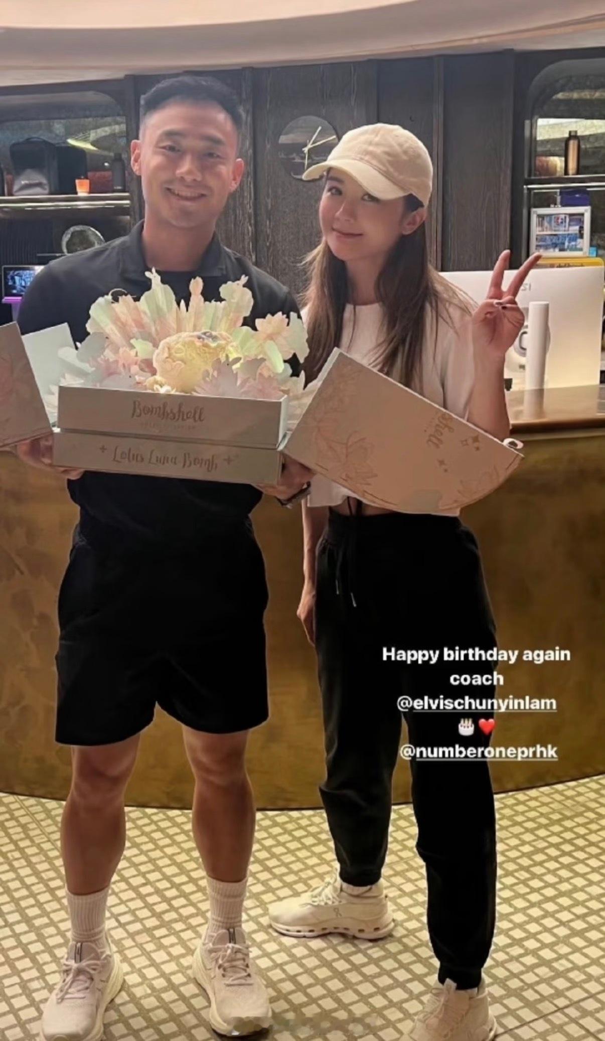 蔡卓妍官宣和小10岁的健身教练结婚，修成正果啦蔡卓妍晒婚纱照蔡卓妍与健身教练结婚