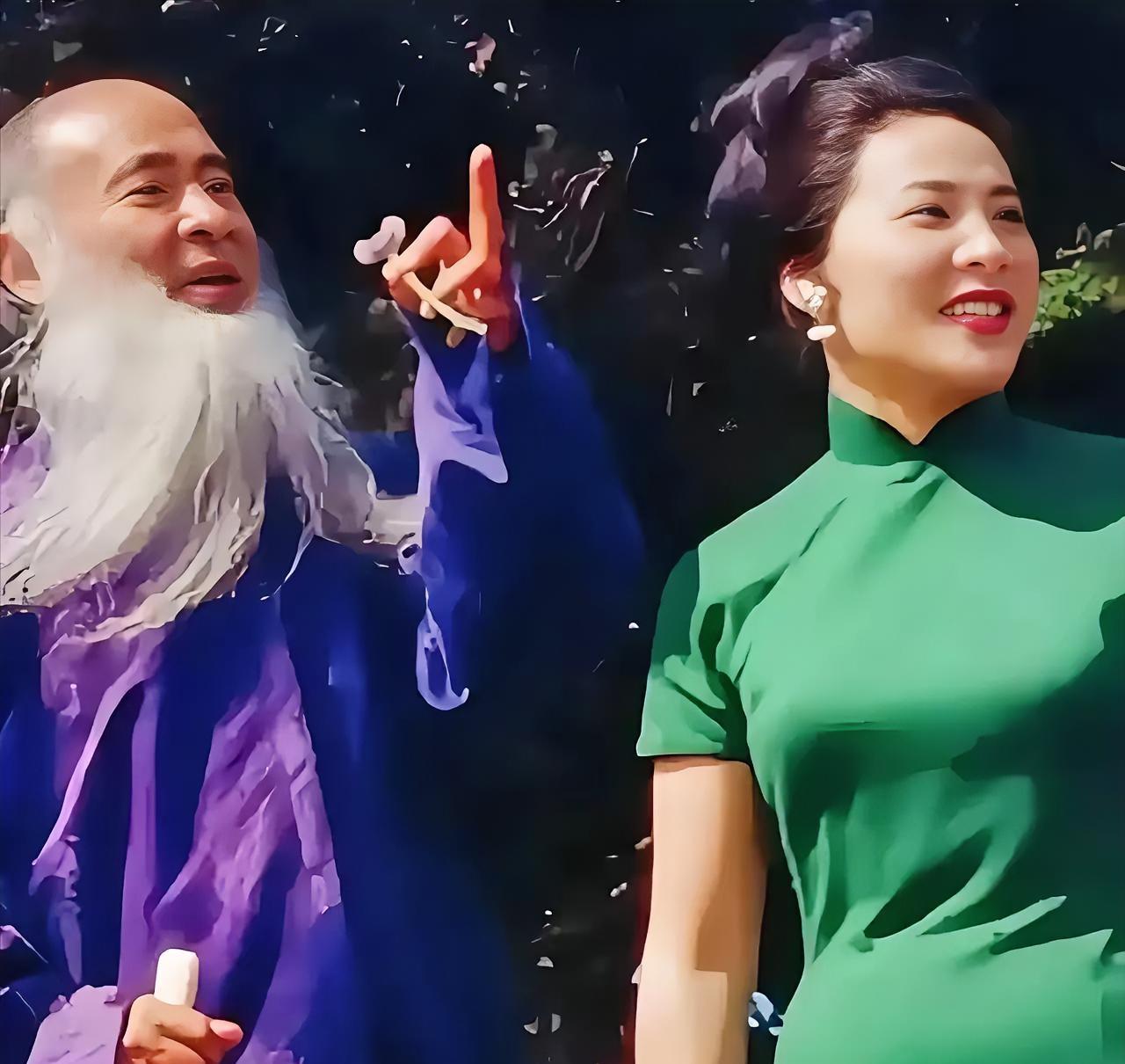 1945年，张大千收了女儿的同学徐雯波当徒弟。画技还没见长，徐雯波的肚子先大了。