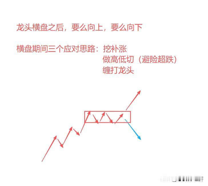 龙头横盘阶段，如何操作？⬇️