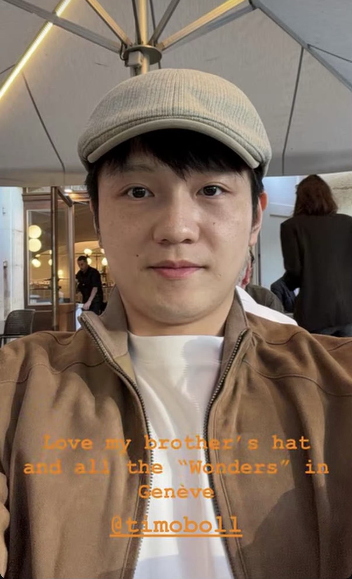 樊振东 真正的怼脸自拍🧢 