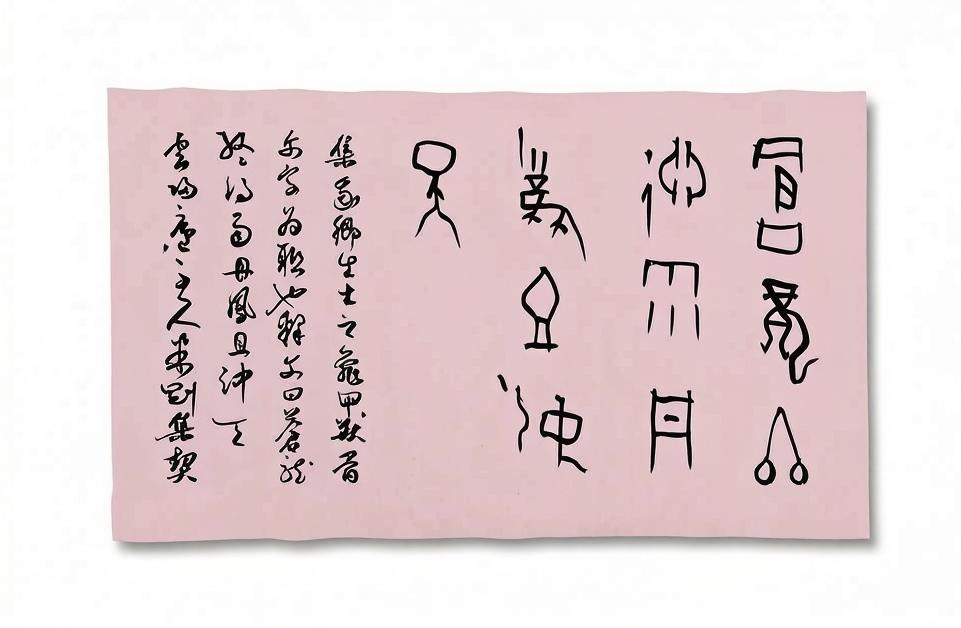 米刚甲骨文作品