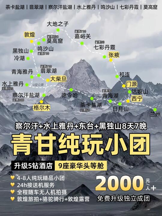 2025✅青甘大环线的正确打开方式（附行程）