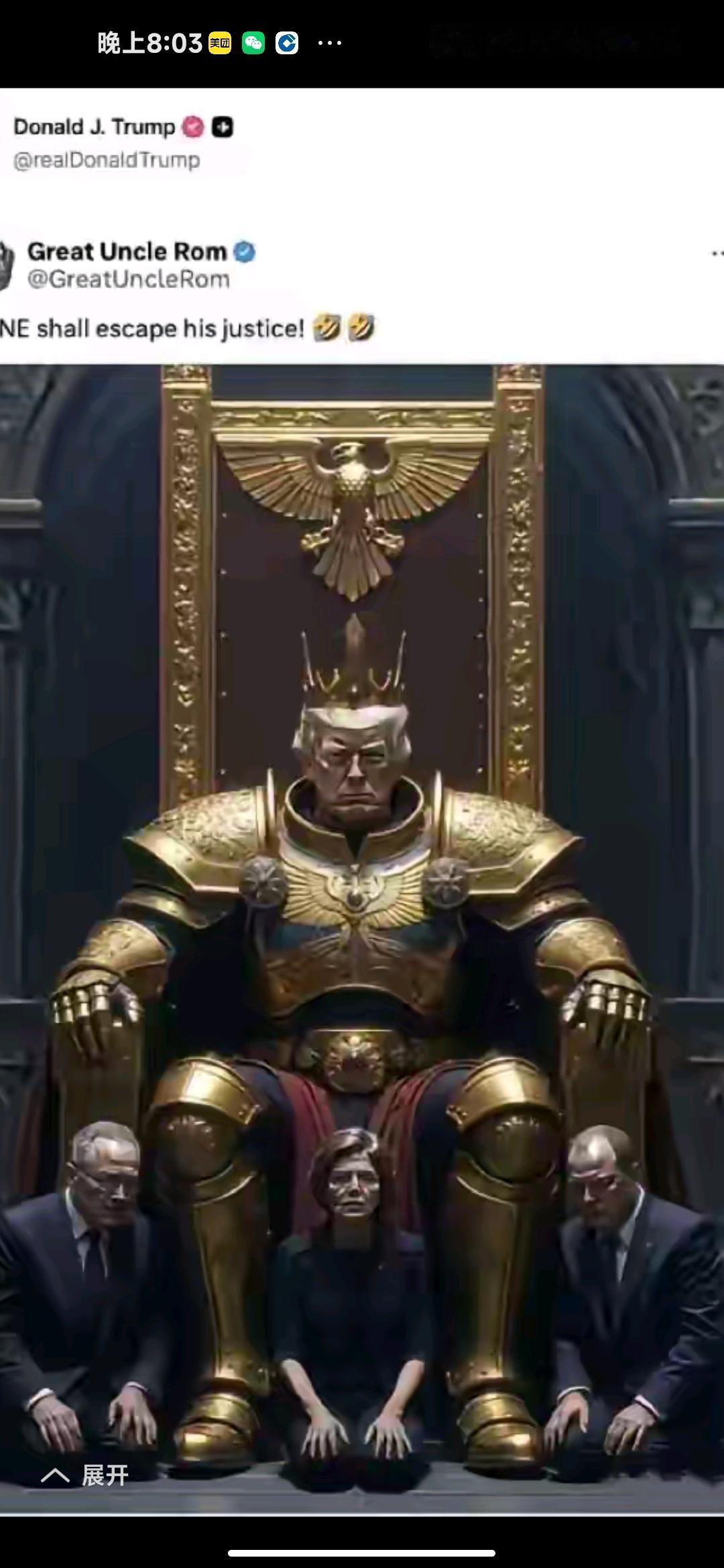 特朗普说欧洲是文明衰落的风险区，这一论断出自美国国家安全战略文件。文件指出欧洲存