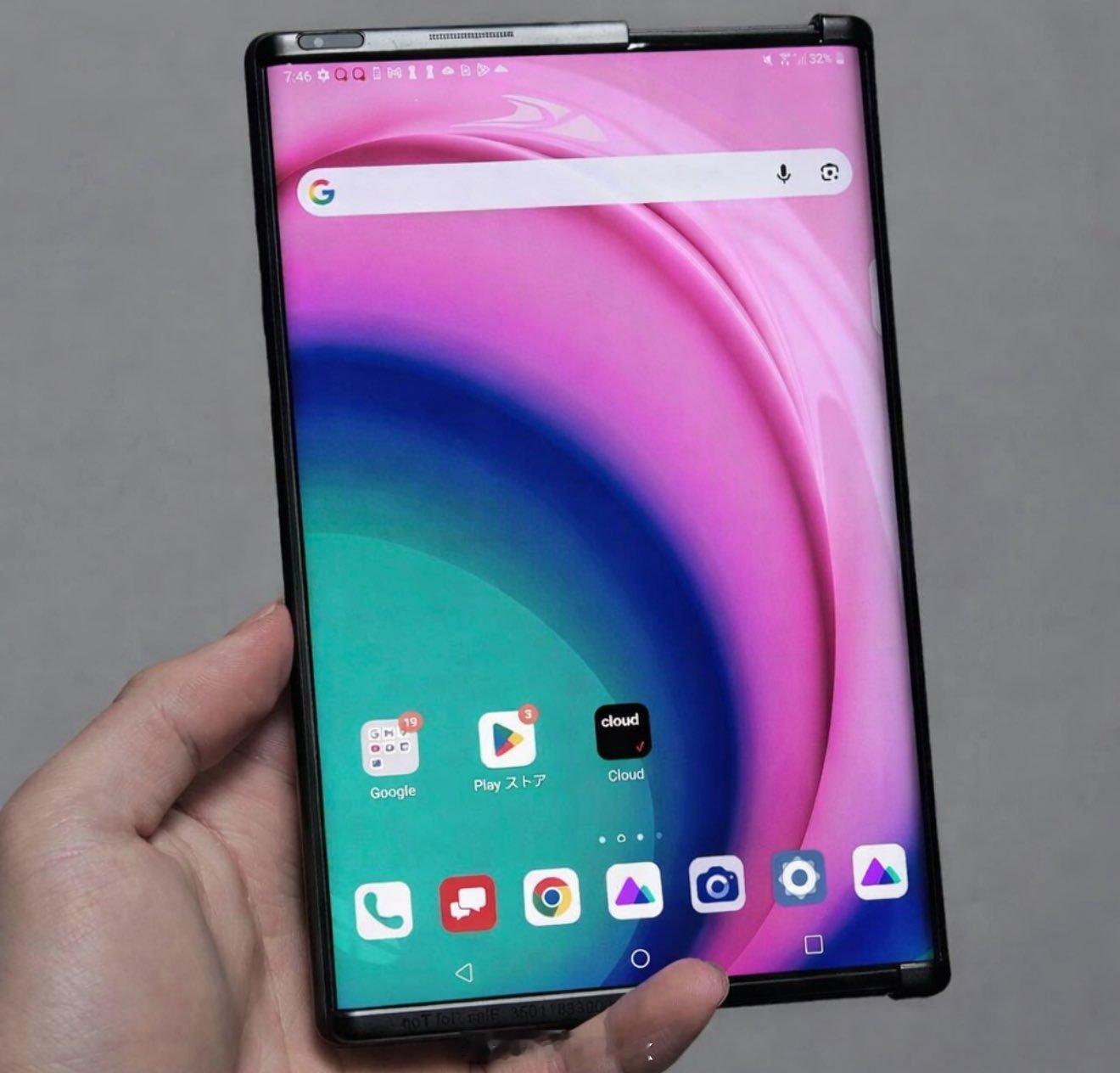 哪个垃圾佬不想要一台LG卷轴屏手机呢？海鲜市场两三万一大把