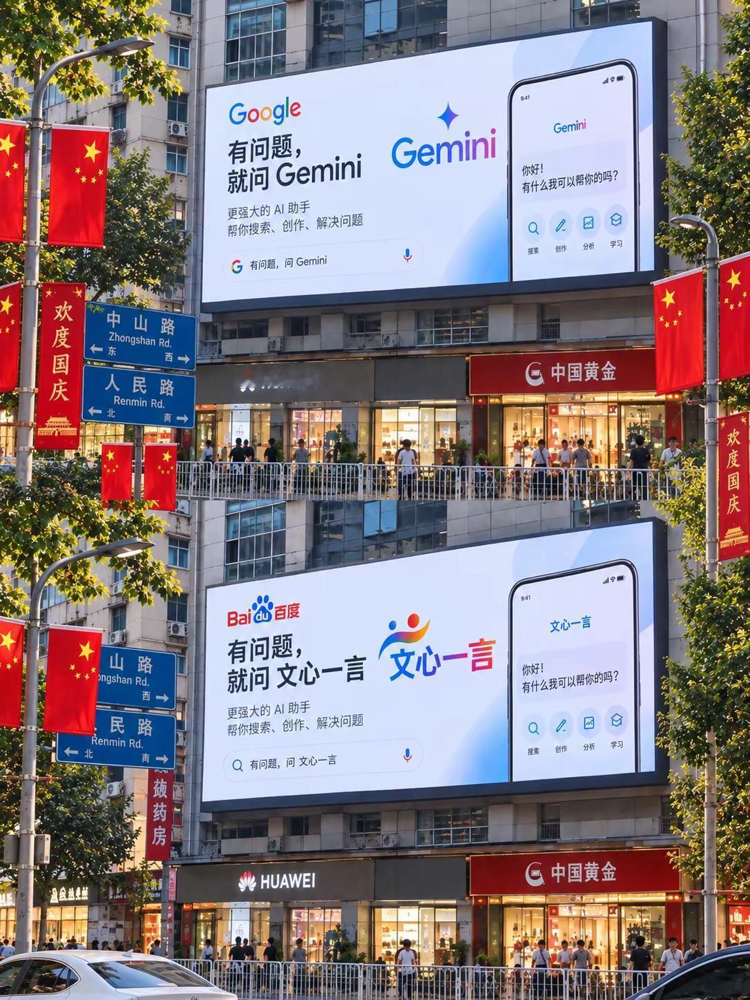 欢度国庆！国庆 科技公司 谷歌