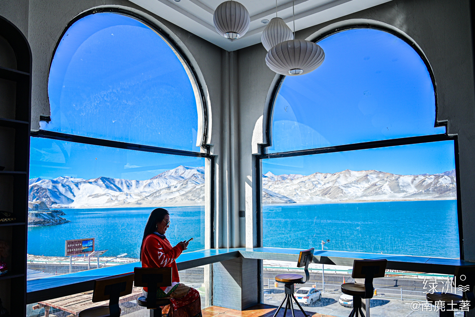 白沙湖茶馆 新疆｜克州#大美新疆#  