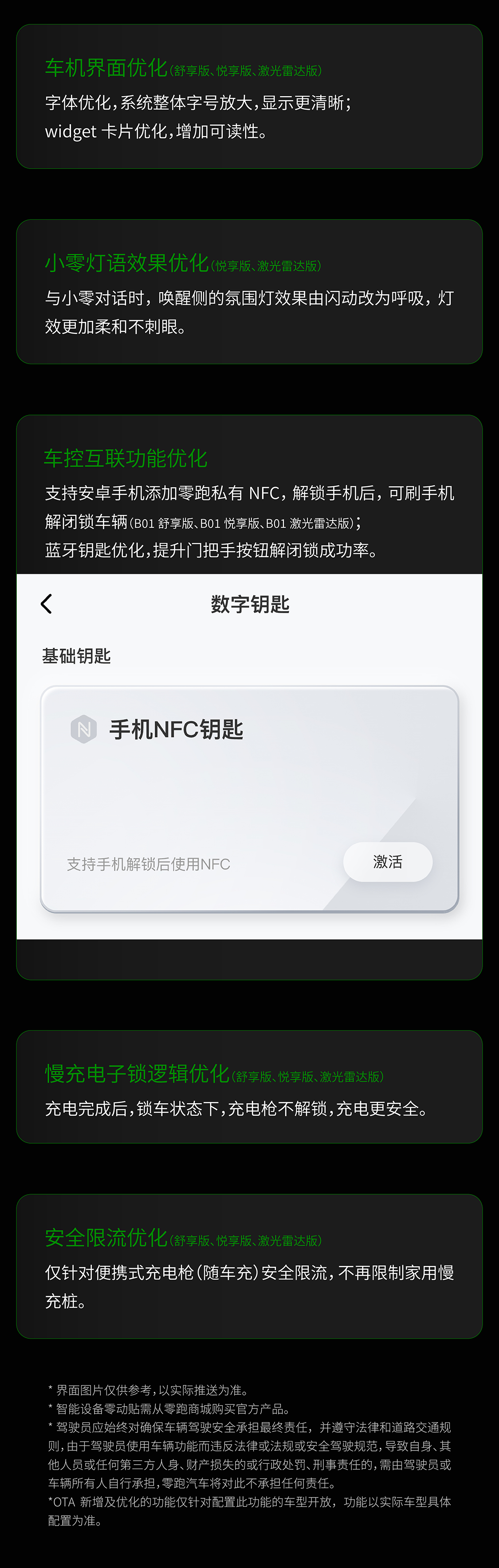 ✨ 零跑B10&B01 OTA来喽！城市领航辅助、超级省电模式、360轮毂辅助…