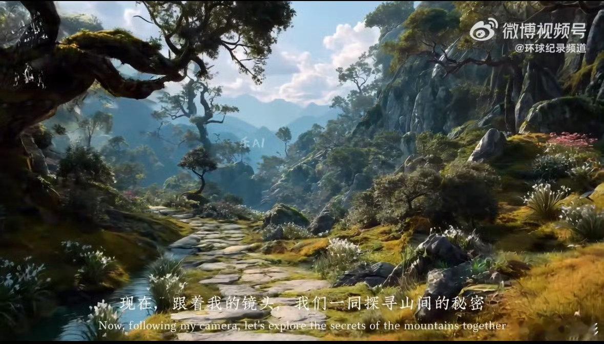 可灵AI五天内两次登上新闻联播国风玩家速冲！AI打造的《山海经》简直是视觉天花板