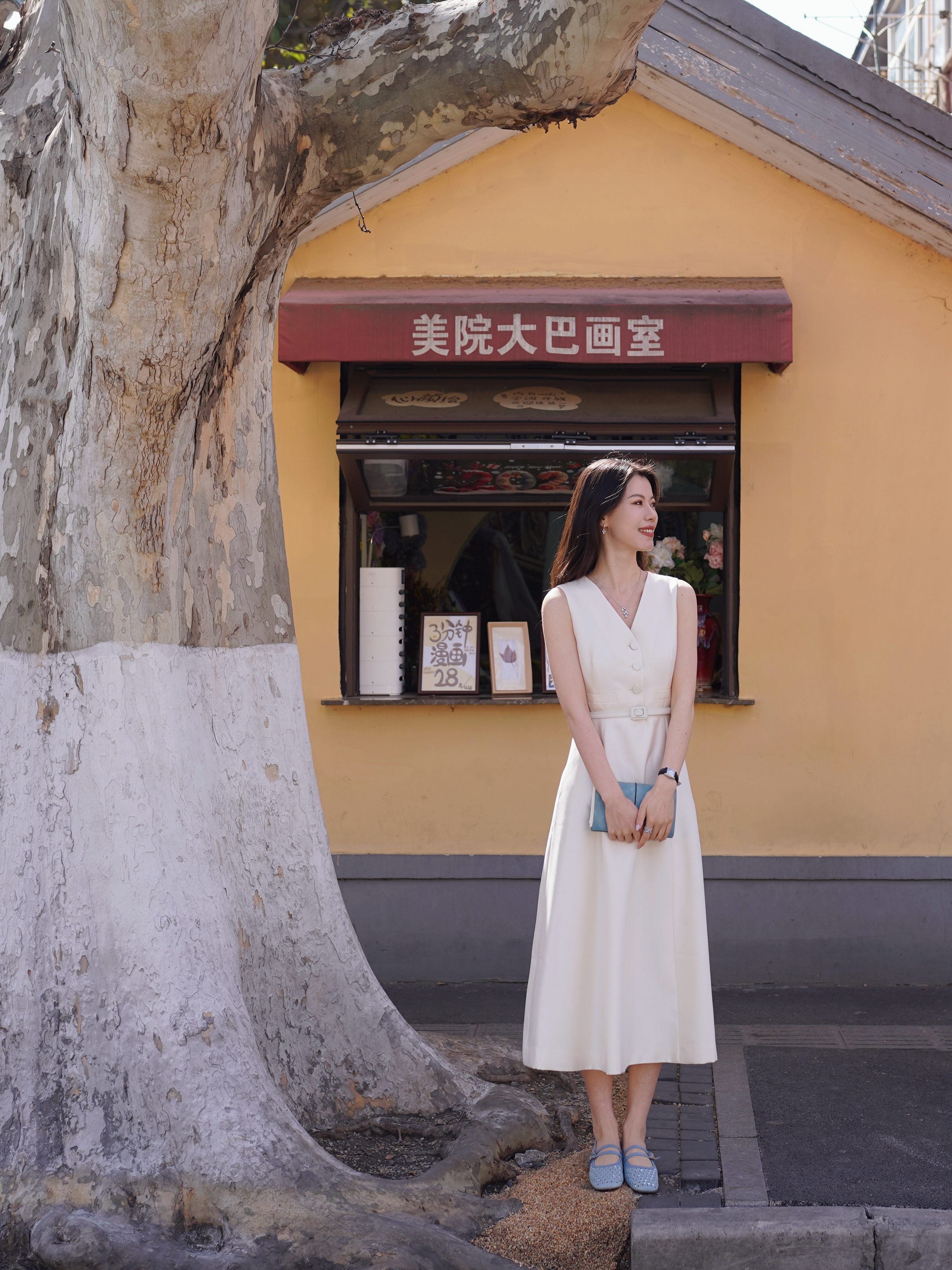 春节里的颐和路是春天 今天穿什么