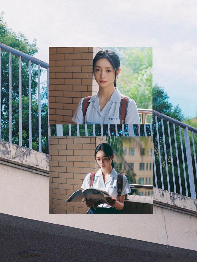 周洁琼从书里走出来的方灼周洁琼安静貌美有力量清冷校服造型适配原著方灼，看着安静温