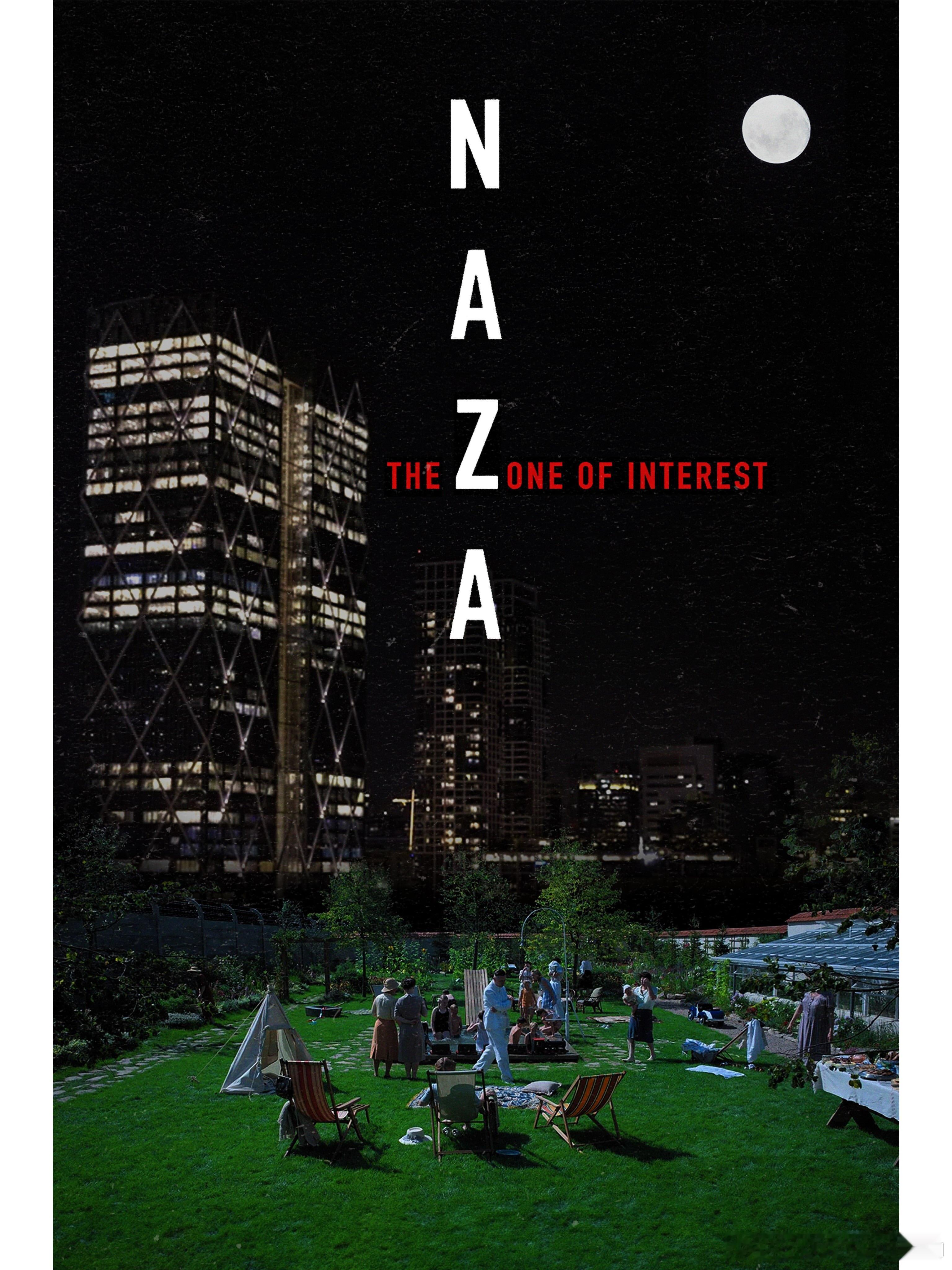一张《NAZA》 x 《利益区域》的海报 by Fabrizio Evangel