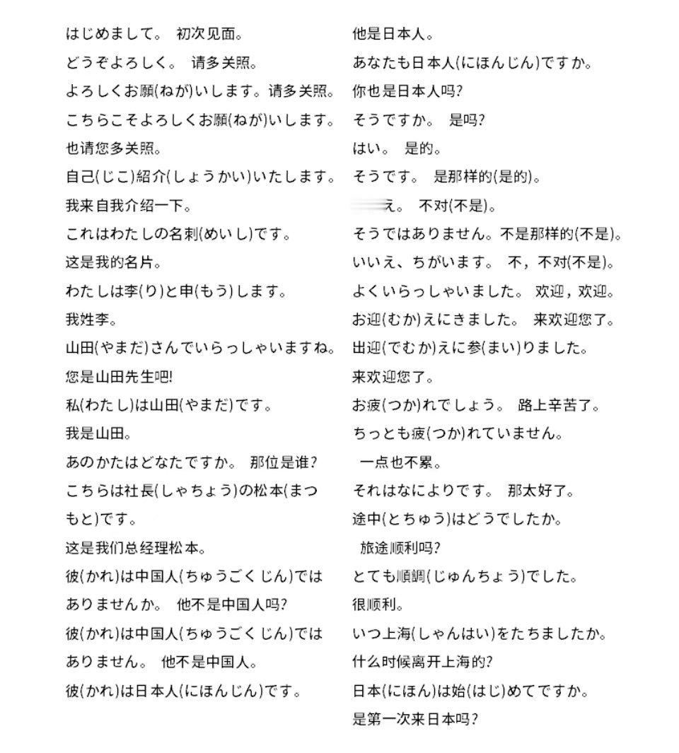 每句话都标注了中文翻译，背完后你的口语能力一定能up！up！up！ 