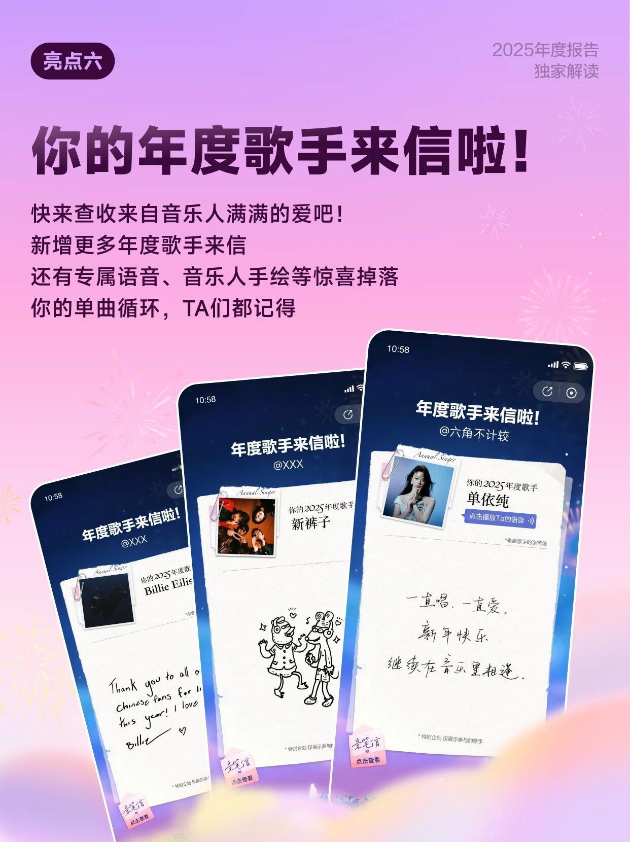 网易云年度听歌报告 你的年度歌手给你写信了吗！今年不少Rapper不仅有语音信，