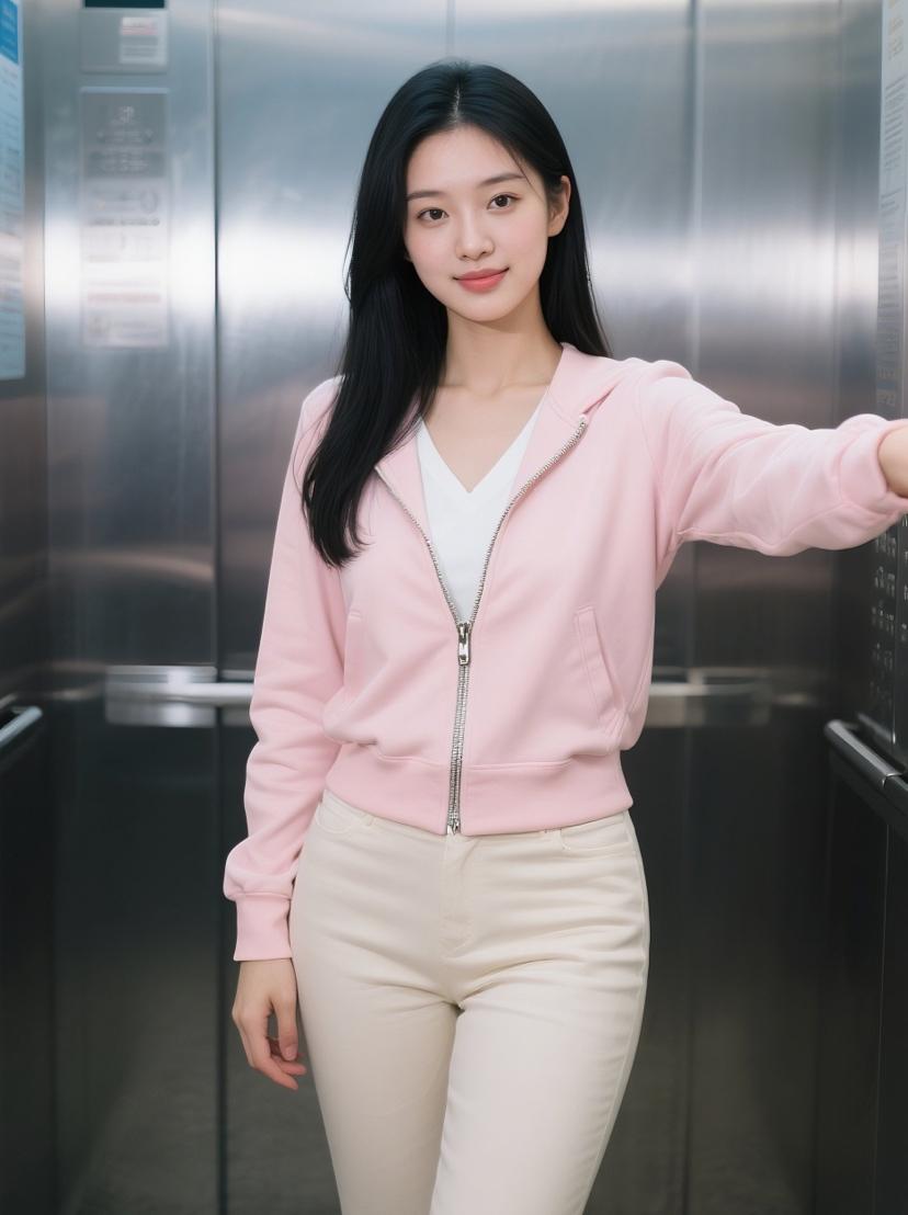 下去扔个垃圾，不知道那层的一个小女孩，一个劲的叫我“姐姐”，说我真的好漂亮…
哈