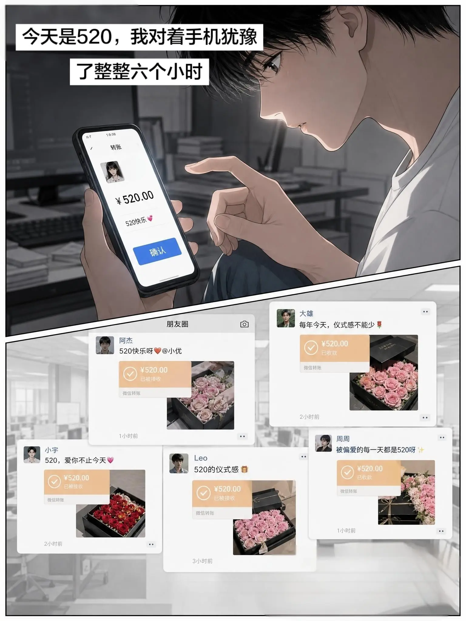 爱就是她不收你的转账还想着请你看电影…