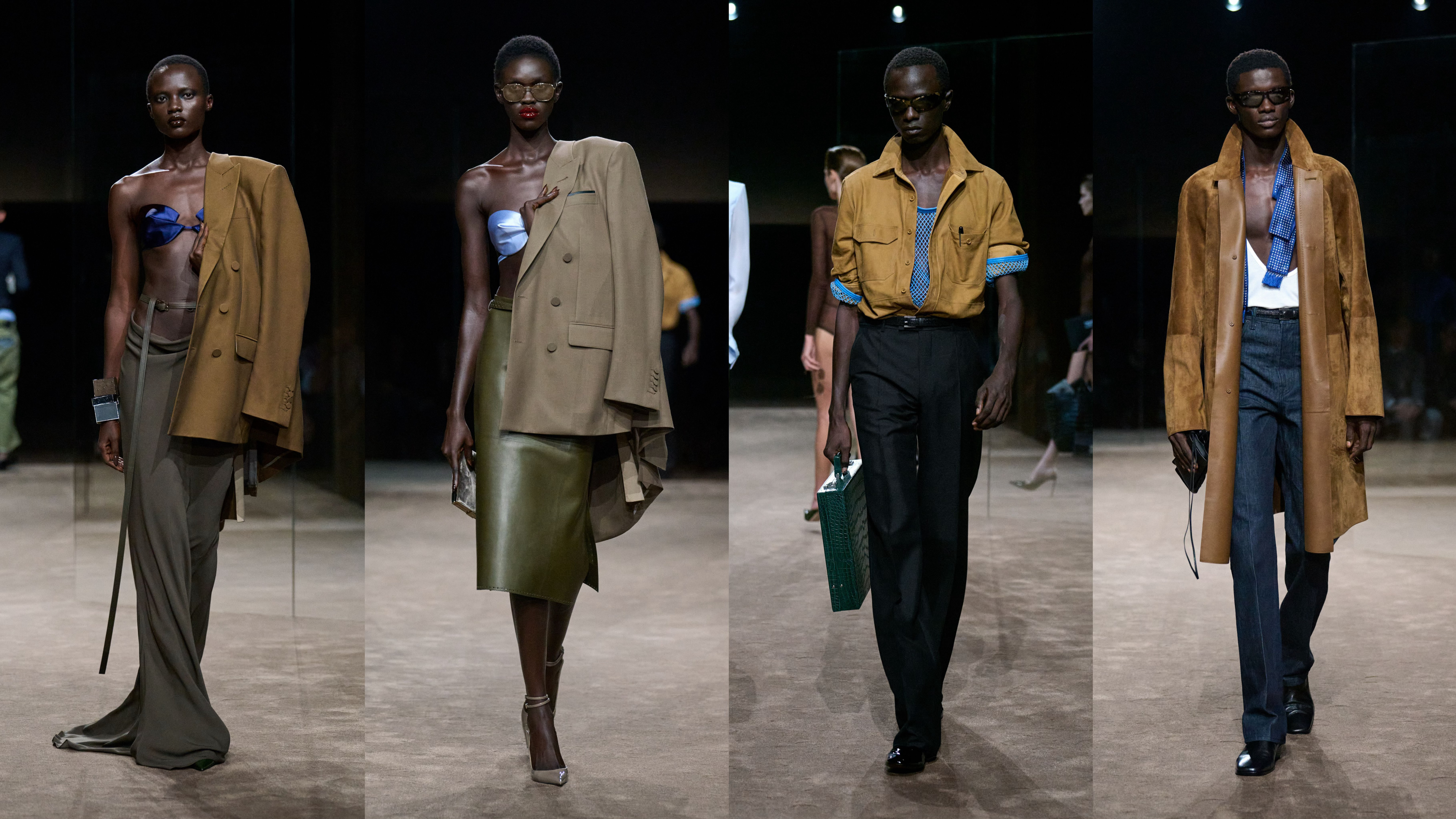 Tom Ford Spring 2027 RTW有一丝丝经济上行的痕迹，同时也将