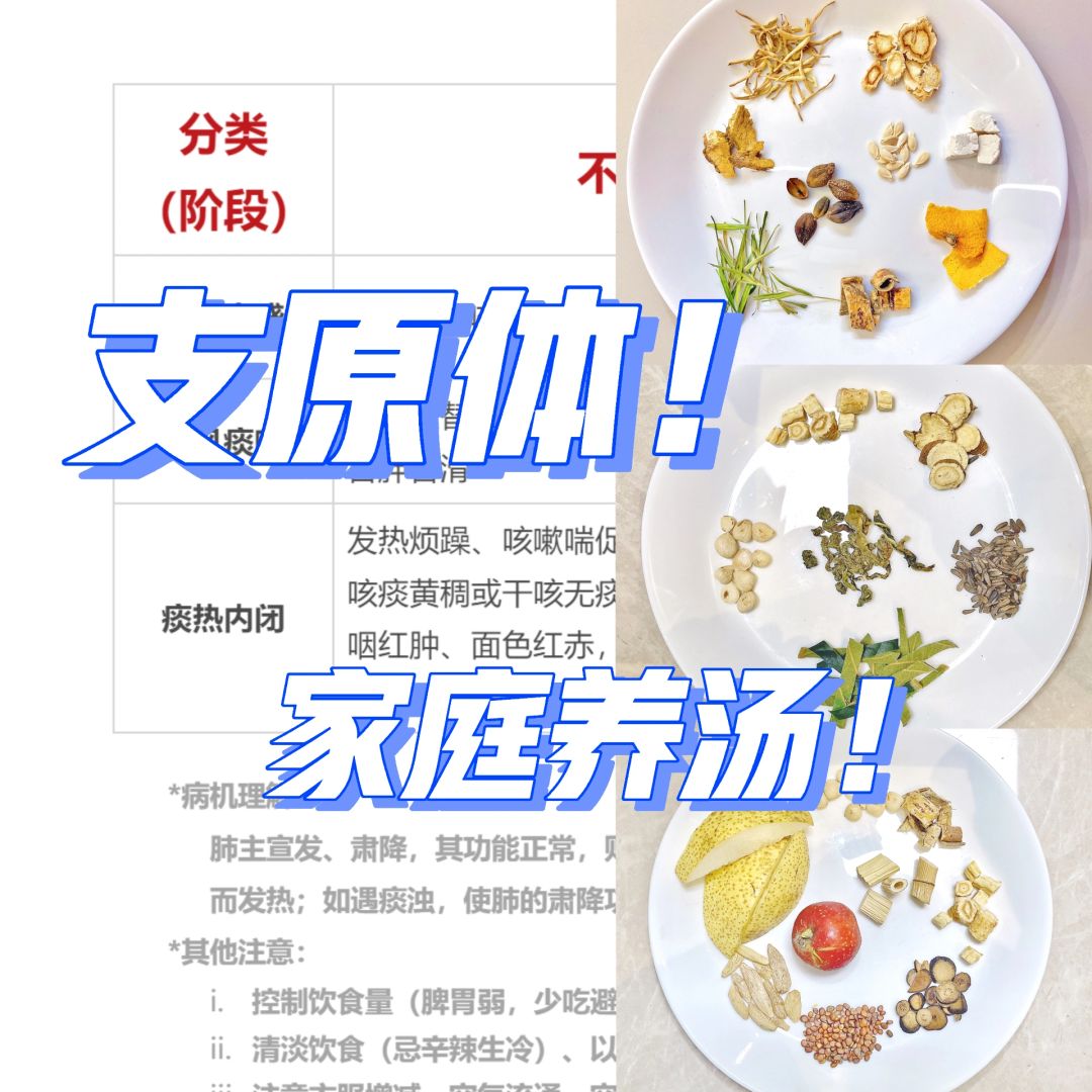 中y角度看支原体：1.肺热 2.痰喘 3.热内闭