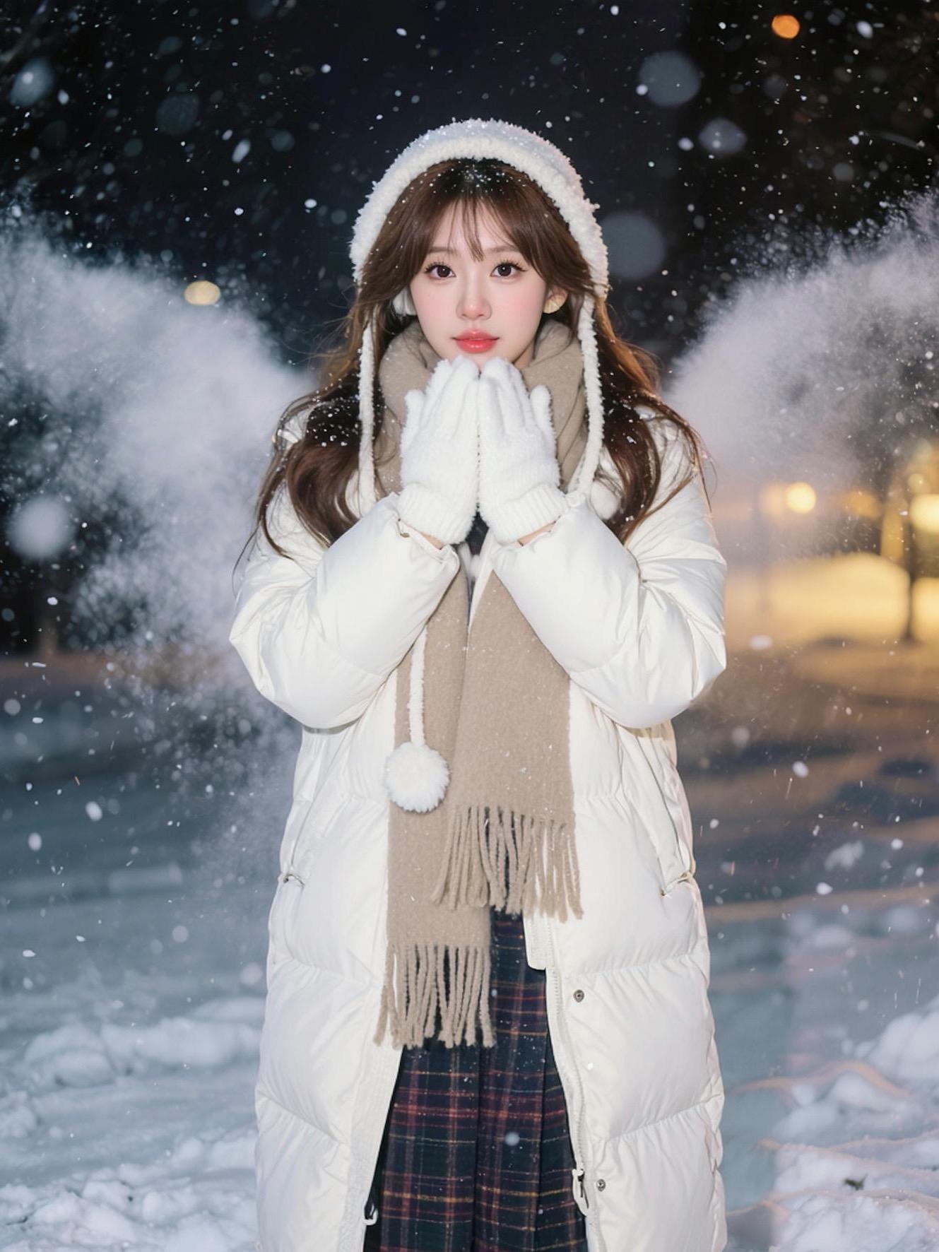 最近超火的雪地翅膀我也拍到啦！🪽