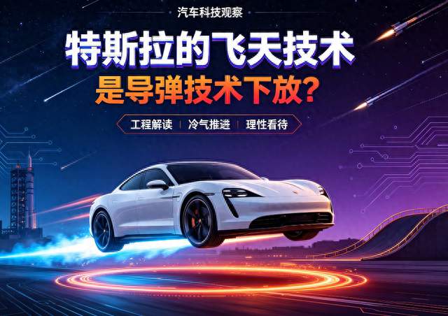 普通车迷别被带节奏，特斯拉Roadster飞天到底是不是军工下放