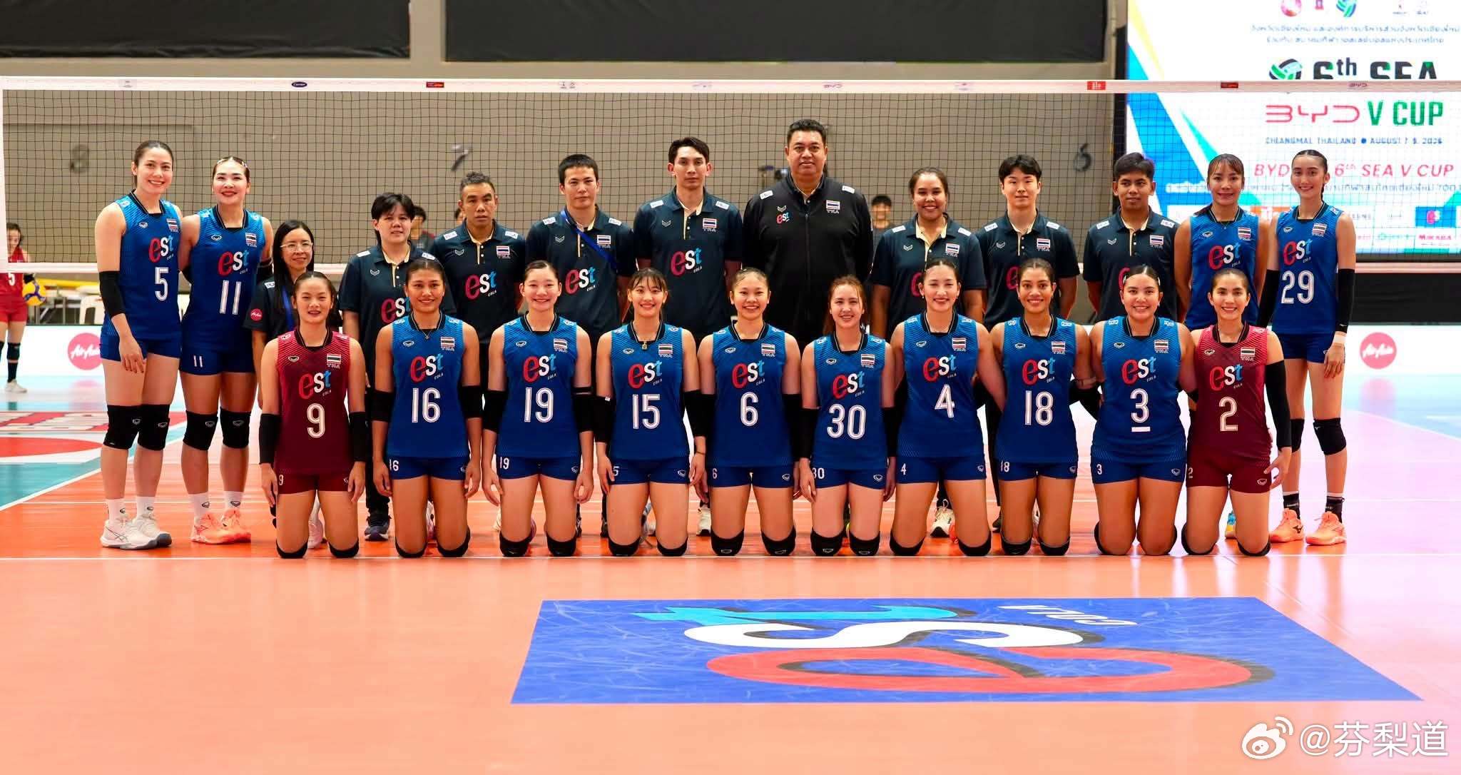 国际排坛动态泰国女排泰国队3-0菲律宾队的技术统计，查楚昂回归贡献9分 