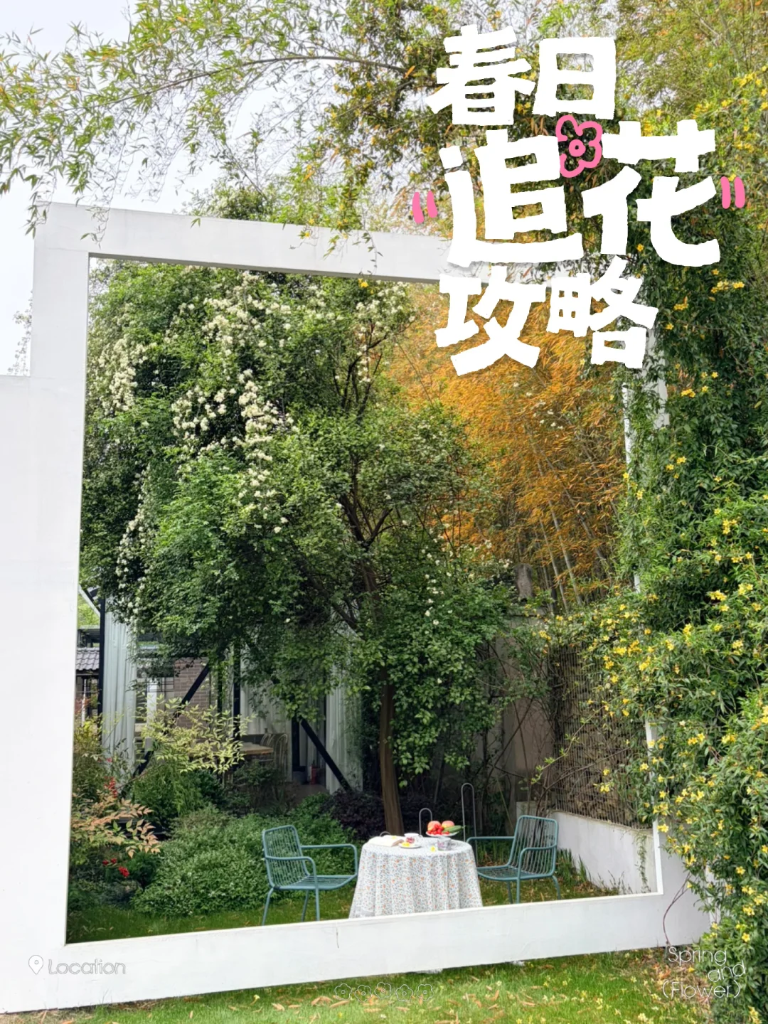 住进被花瀑包围的院子