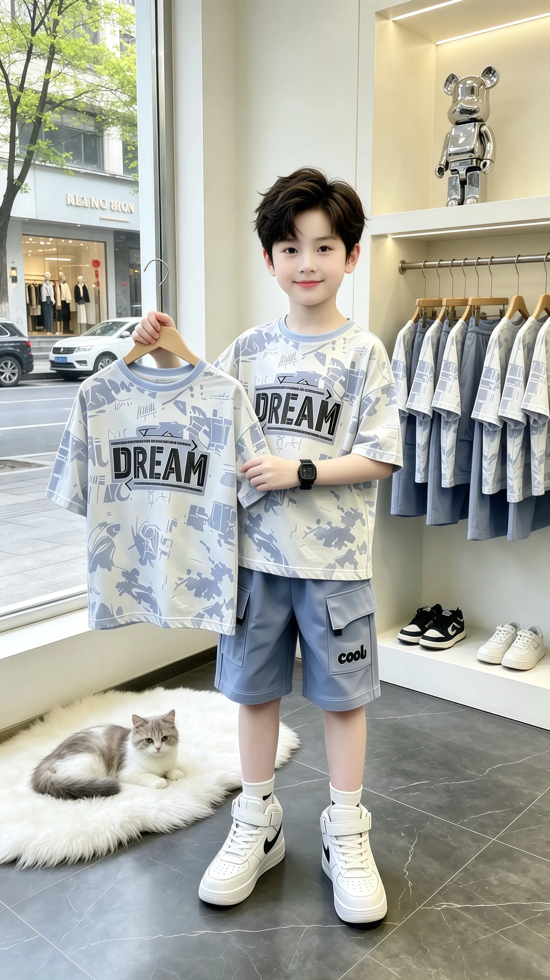 穿搭 高品质童装 夏季穿搭 男生穿搭 Ai