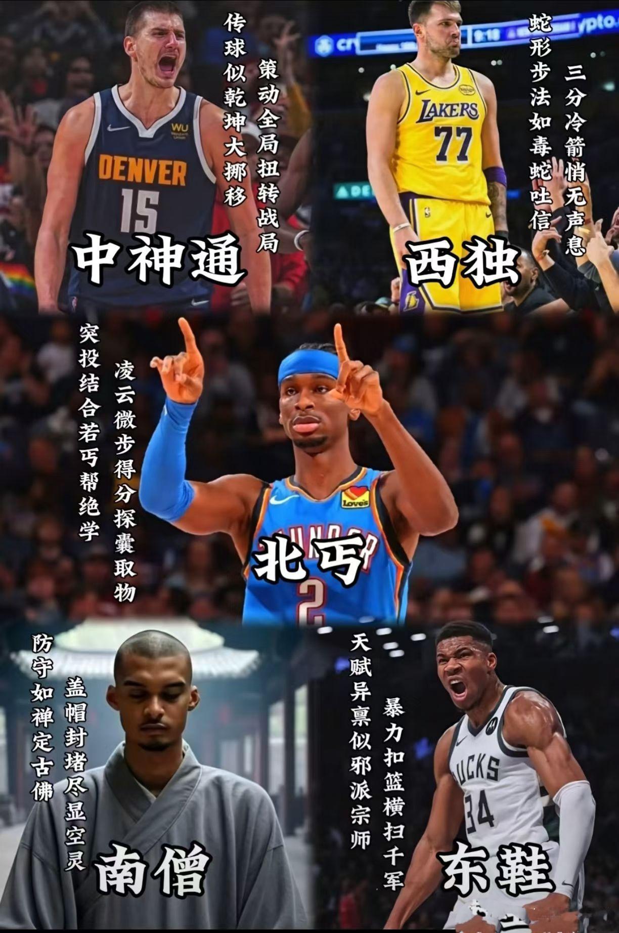 当前联盟五大巨星，好像都有MVP。

约基奇，亚历山大都好几个。

字母哥也有M