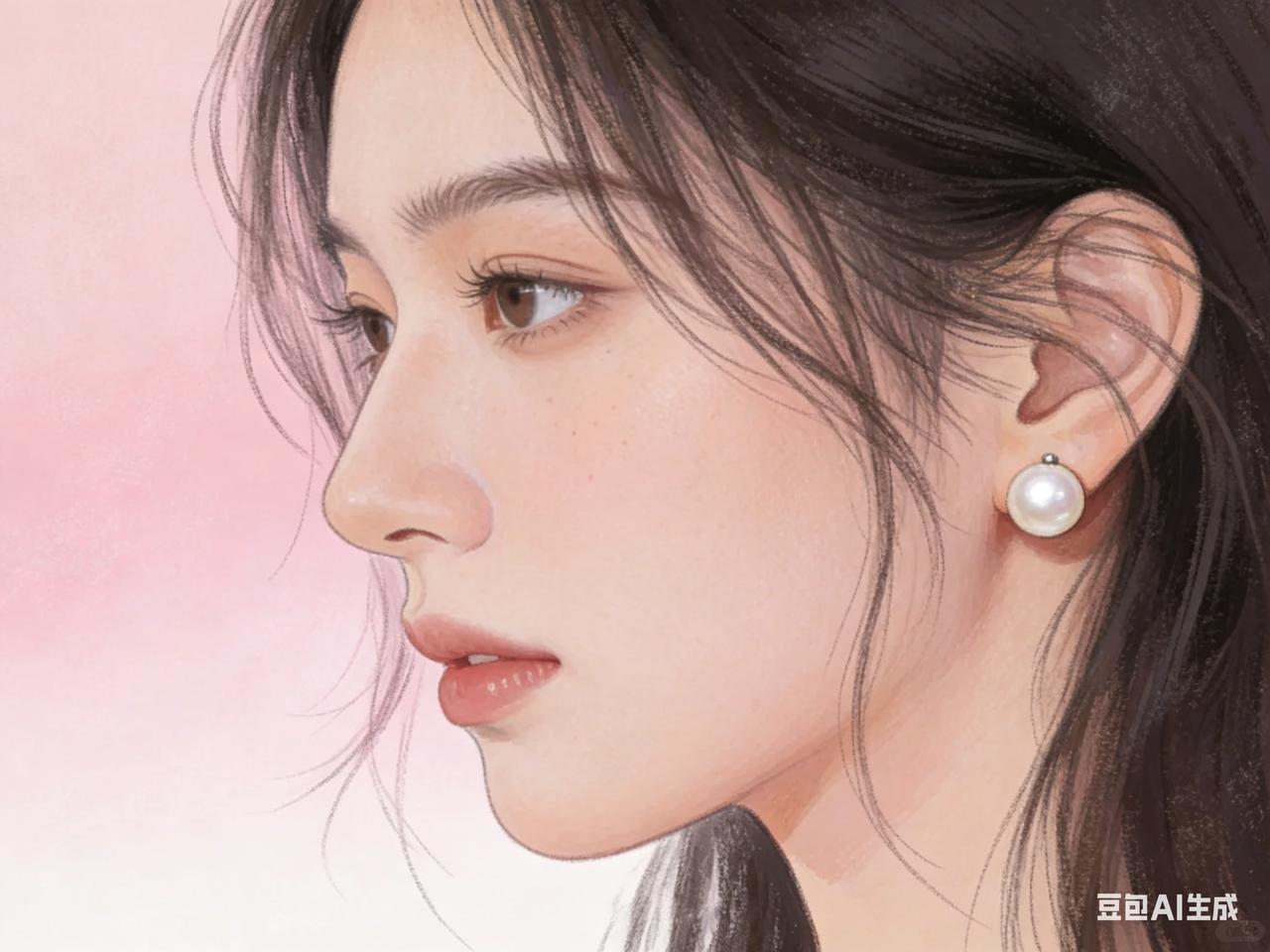 前几天我又买了一对珍珠的耳钉，为什么说是又呢。

因为之前我也买过几次了，但是戴