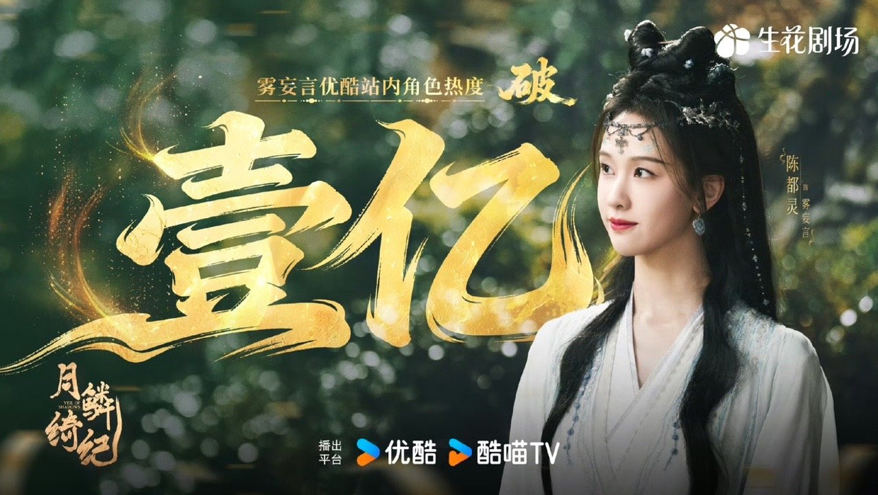 陈都灵雾言角色热度破亿陈都灵雾言热度破亿恭喜嘟嘟啦！ 