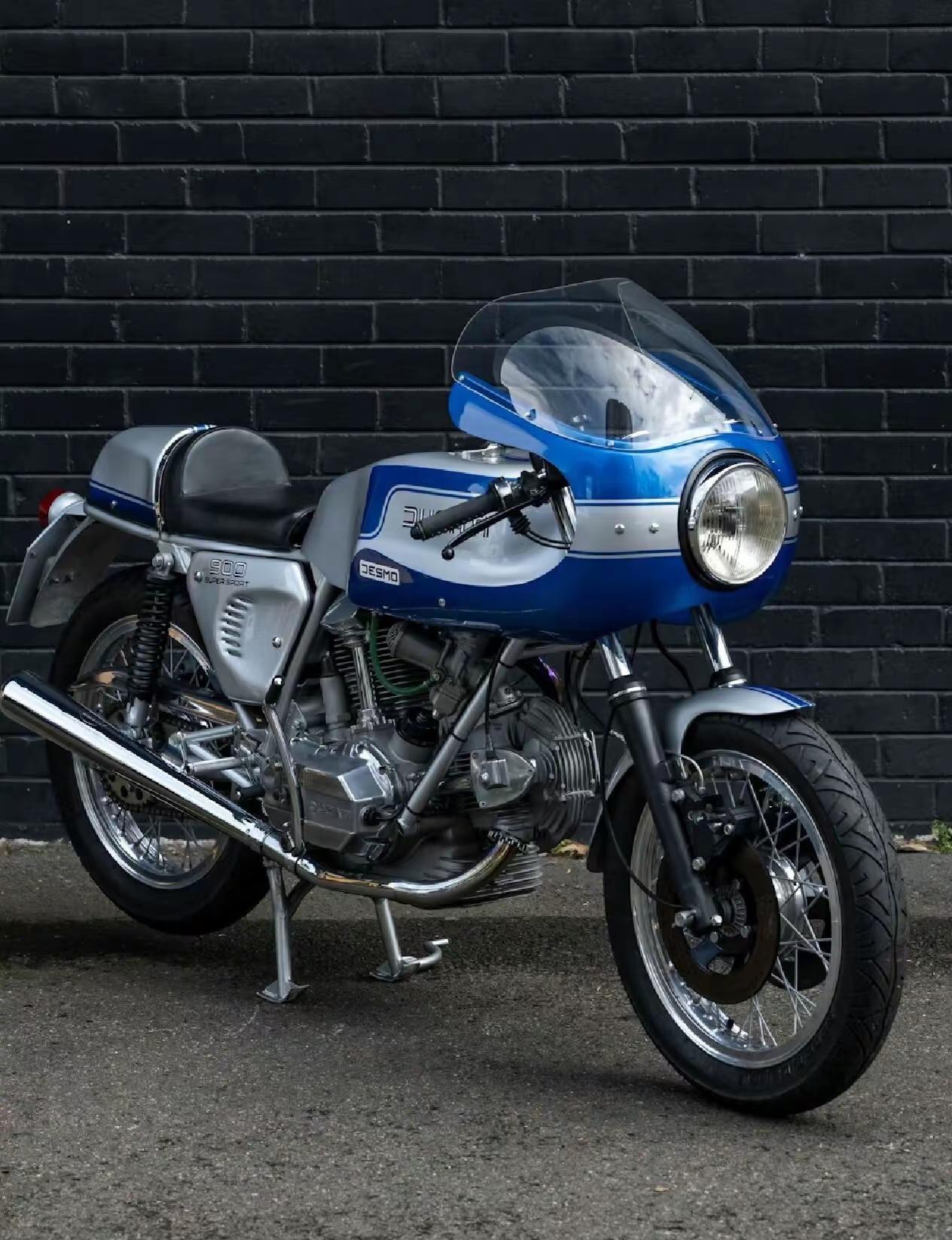 1975年杜卡迪900 SS.这辆1975年款杜卡迪900 SS摩托车是杜卡迪早