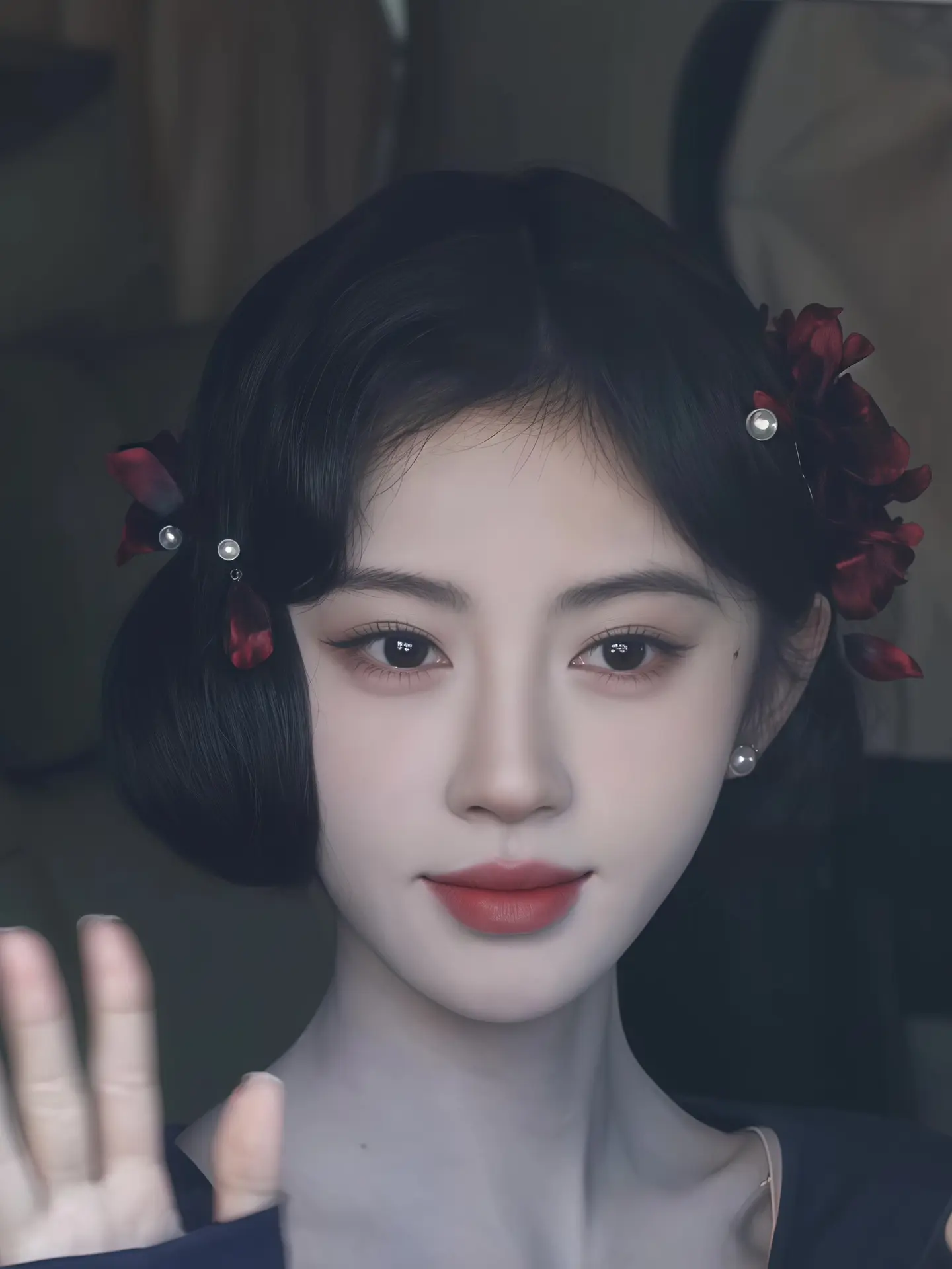 姐姐上班了。