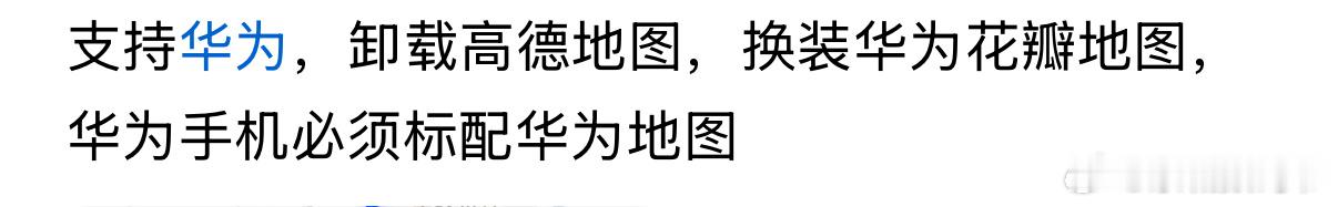 兄弟，真没必要这样，我现在用的华为手机，但是我用高德，哪个好用用哪个吧！ ​​​