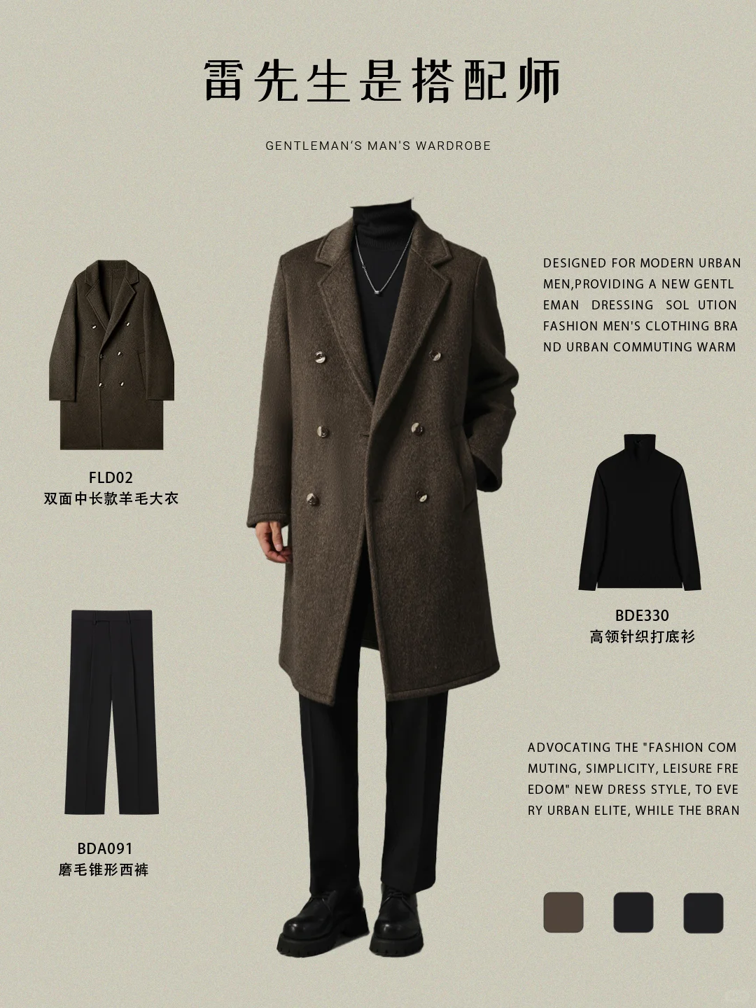 职场必备大衣|轻熟风显高干练秋冬穿搭