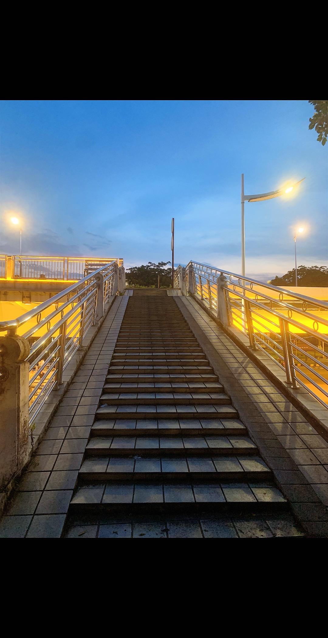 天空 灯火阑珊 桥梁