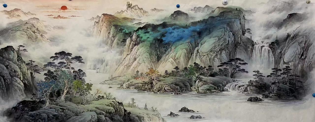 梁海波老师彩墨欣赏[强][玫瑰][咖啡]