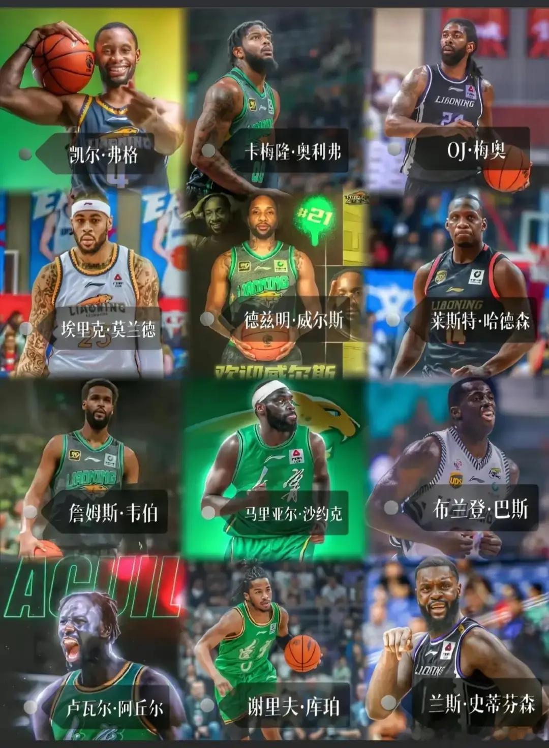 从这里边挑四个 默认在cba的巅峰状态 是不是就够用了辽宁男篮