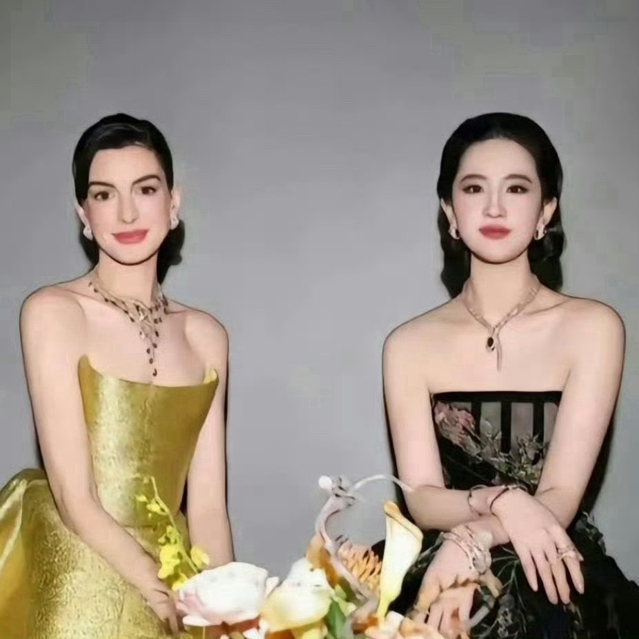 安妮海瑟薇VS刘亦菲，东西方美女的天花板，你更喜欢谁？ 