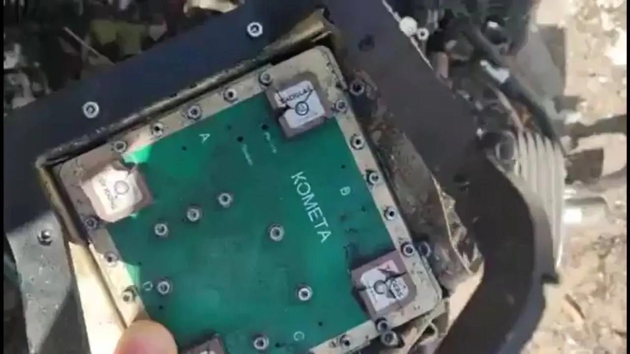 在伊朗“沙希德-136”无人机袭击英国塞浦路斯阿克罗蒂里空军基地后，现场残骸中发