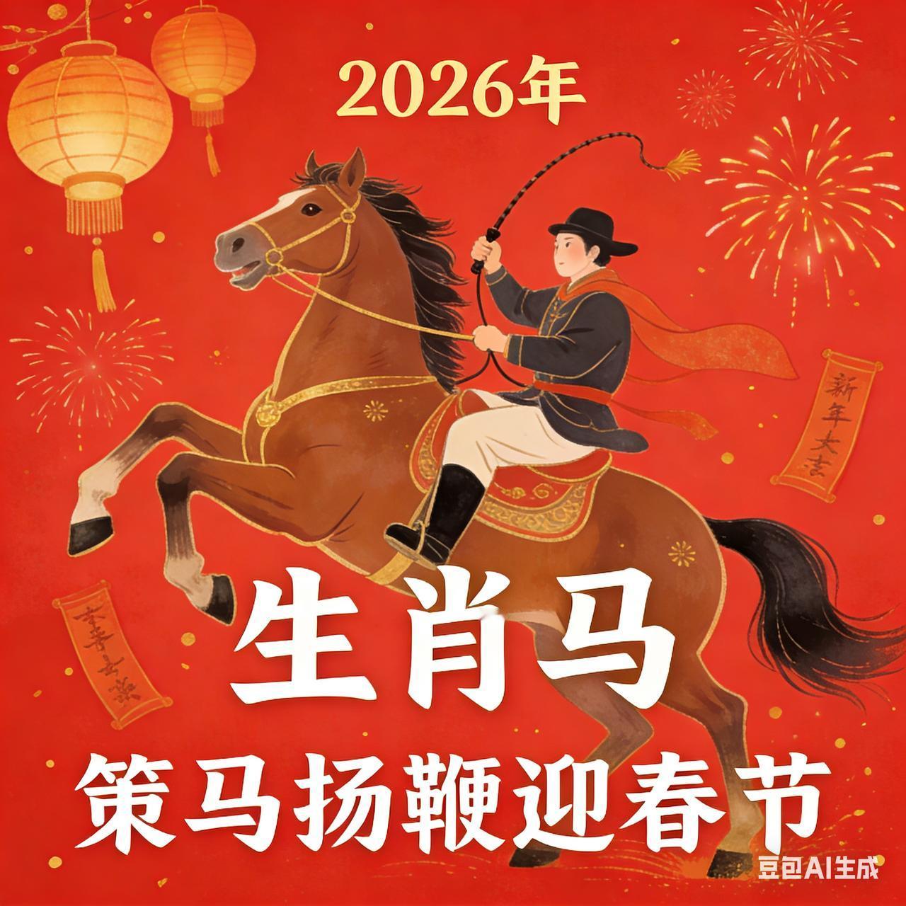 策马扬鞭迎春节！