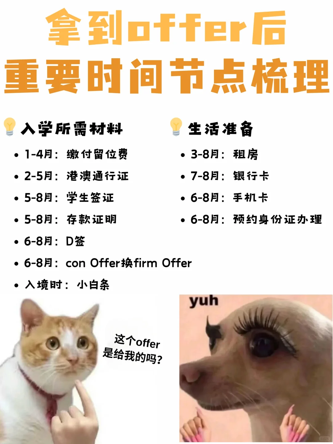 🇭🇰24fall拿到offer后的准备指南！