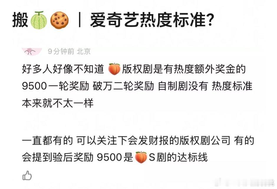 桃的热度标准？热度不是他们自己能调么有啥可奖励的😰 ​​​