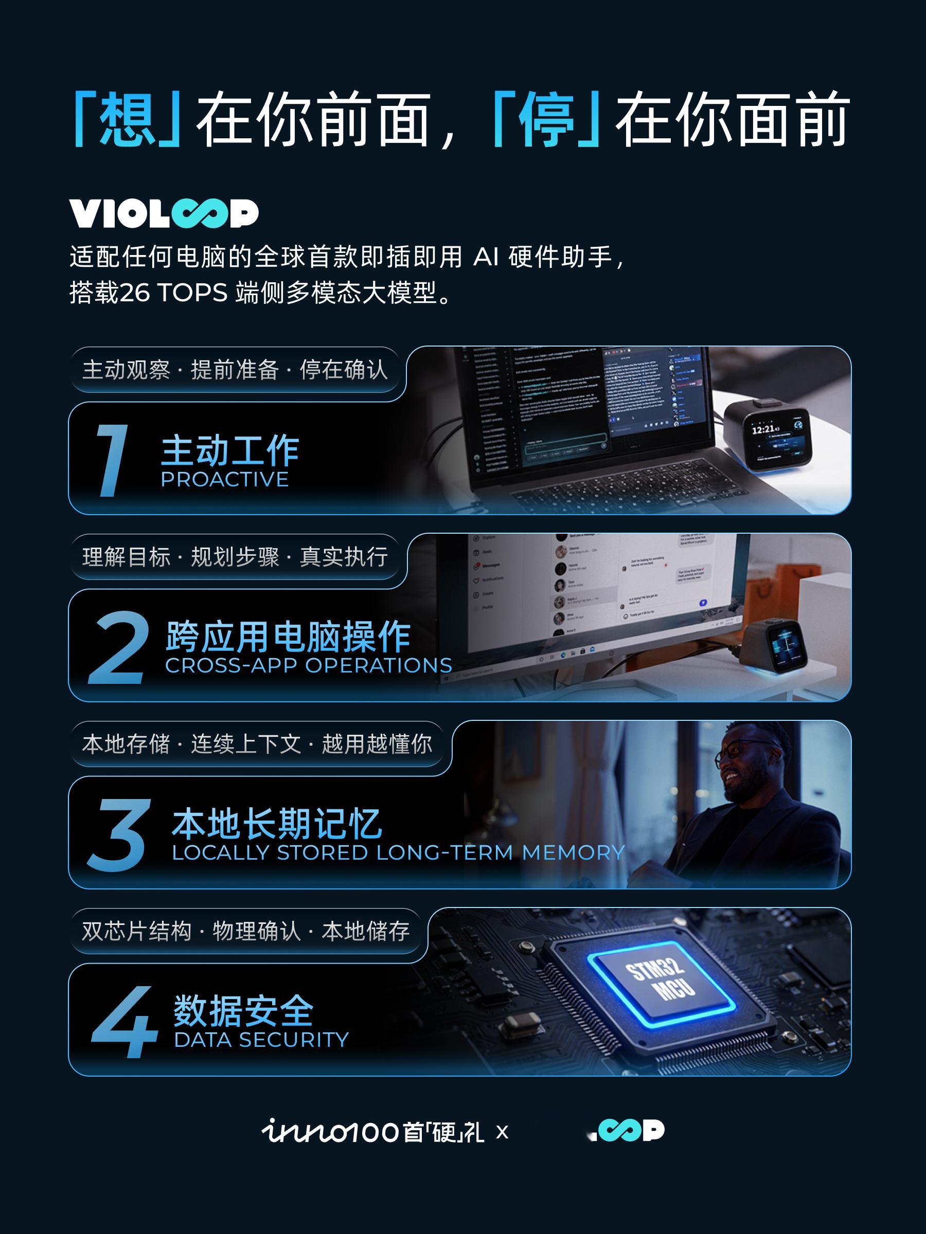 没想到现在电脑部署AI帮你工作又有会主动帮你处理AI工作流的个人智能分身Viol