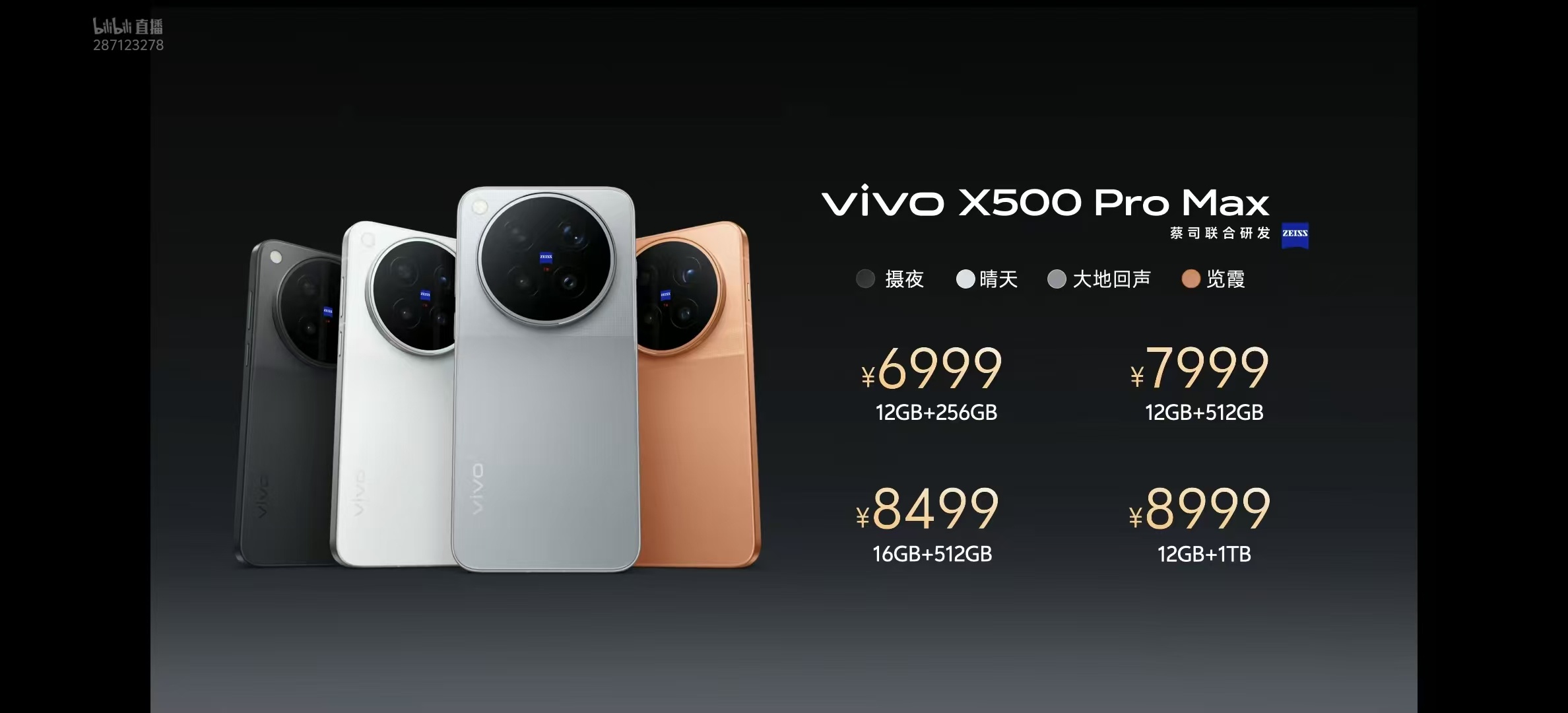 vivo X500 系列价格出来了，感觉怎么样vivo X500系列vivo发布