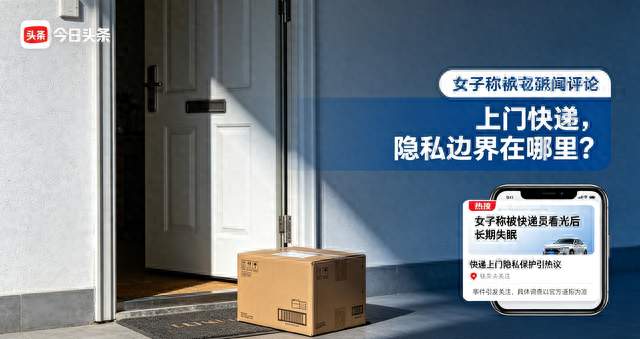 女子称被快递员看光，事后长期失眠抑郁，隐私安全引热议