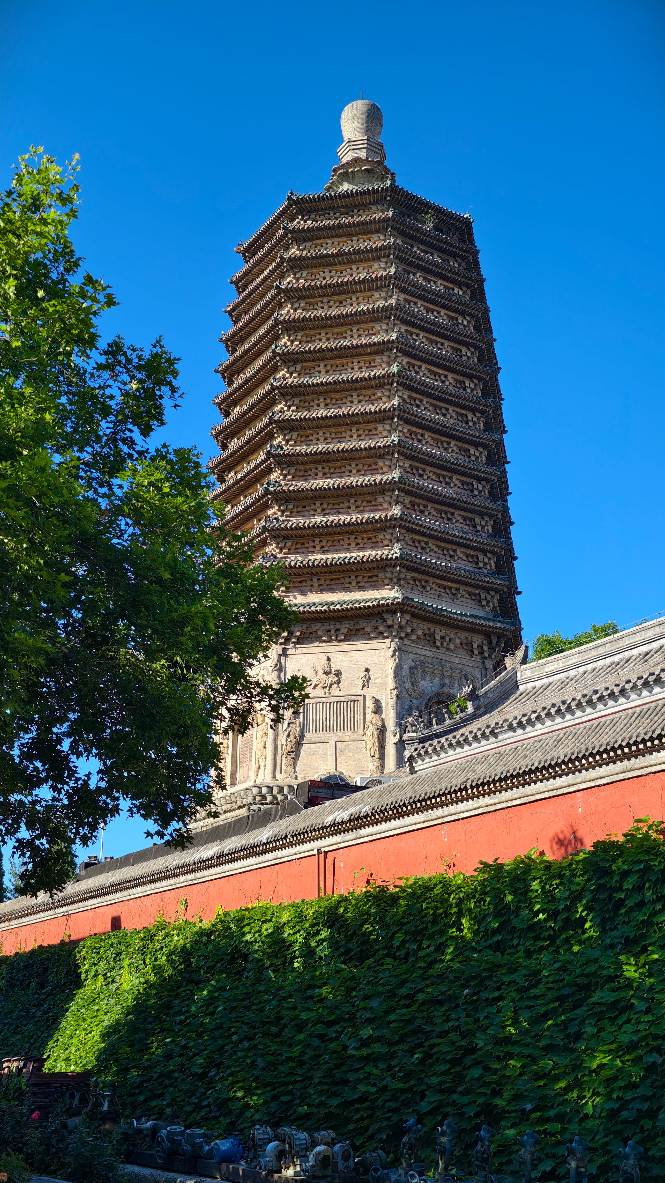 日暮，天宁寺塔 北京·天宁塔影