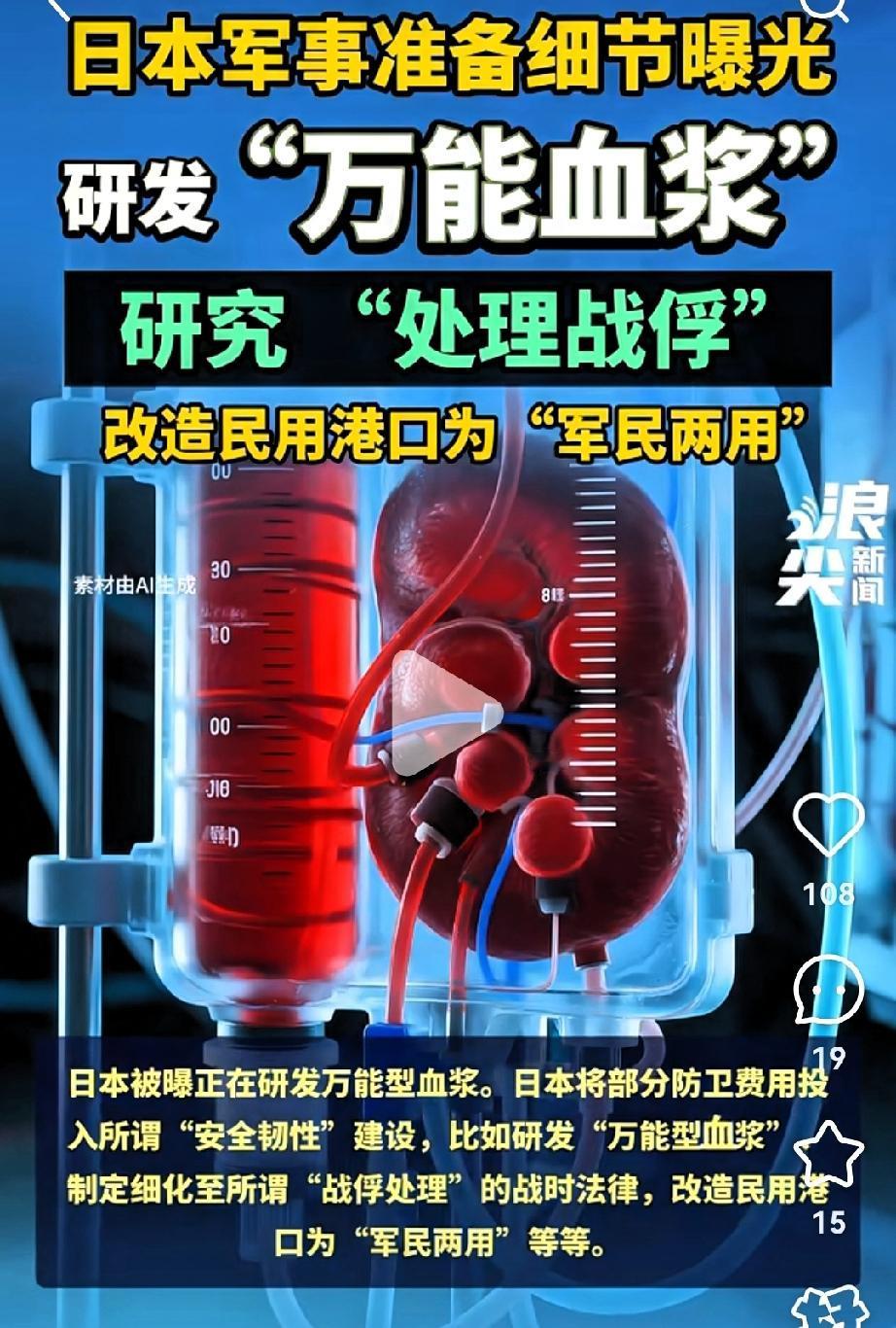 看到这个消息，血液都上头了！
日本还想把以前的经验再来一次吗？
那些战俘被他们折