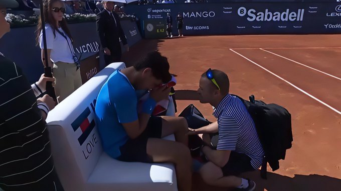 阿尔卡拉斯赛后发布会谈小臂不适“我的理疗师会评估一下，但我认为不会是什么严重问题