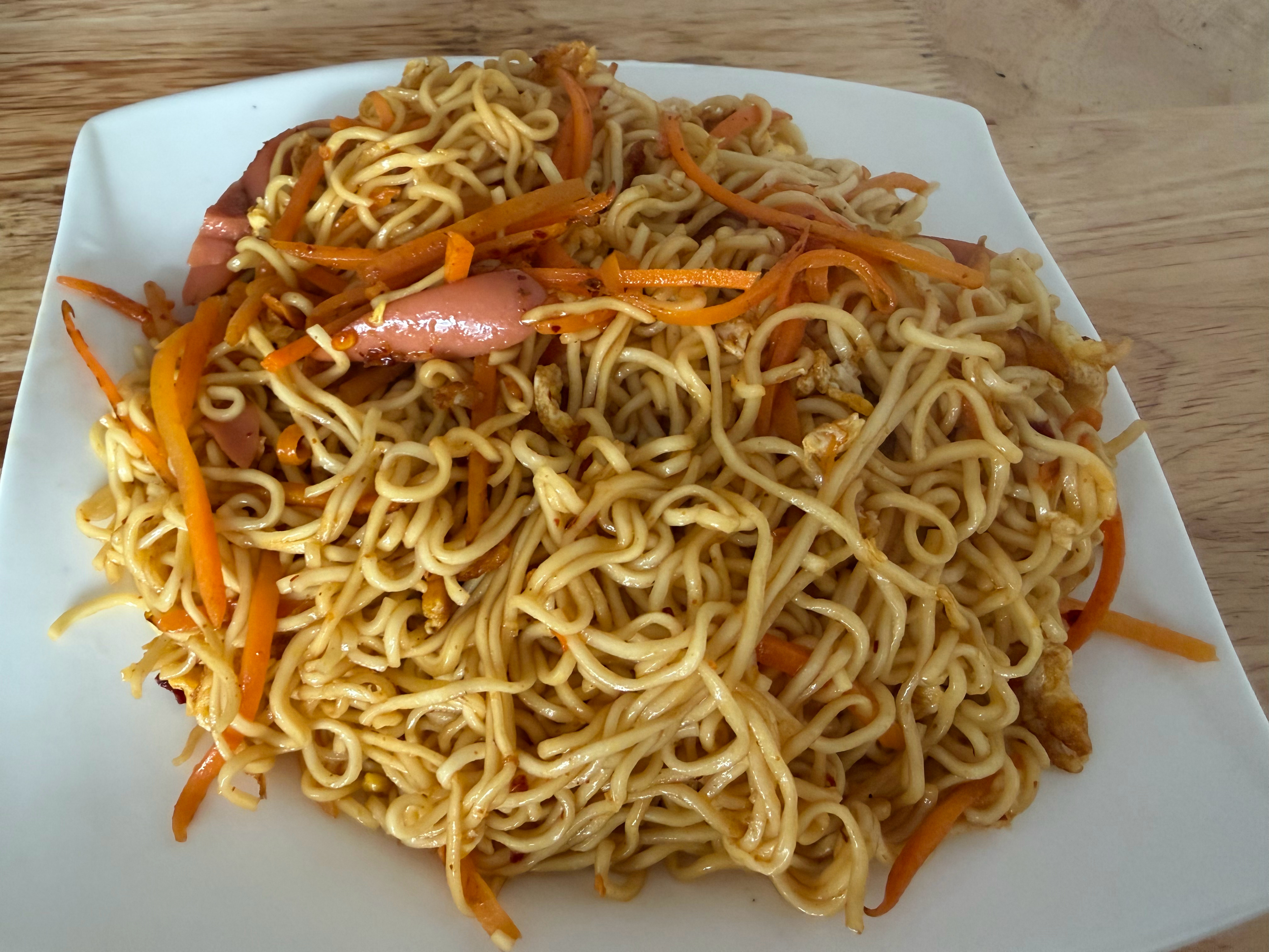 沙县的炒泡面真的好好吃啊 香迷糊了